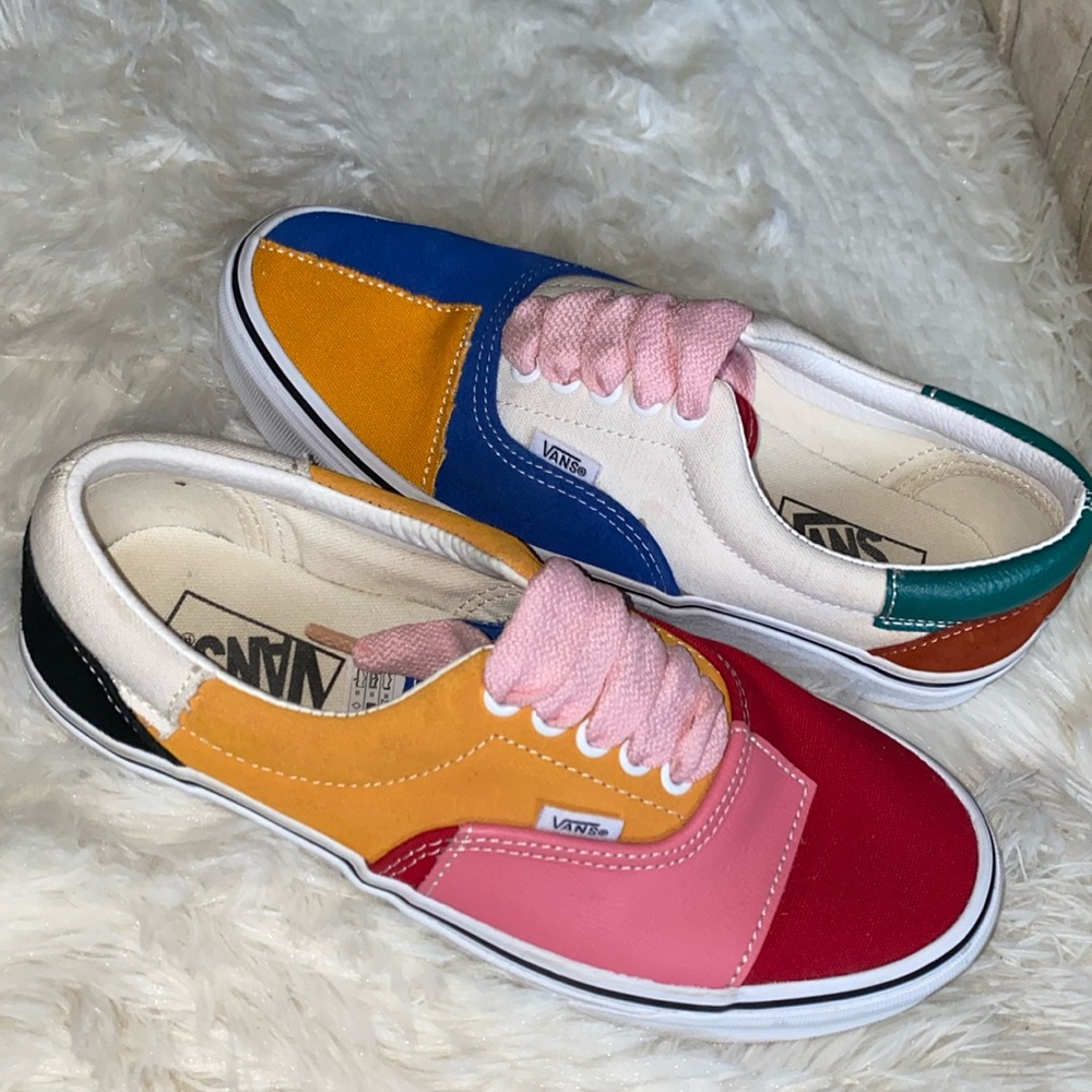 VANS PATCHWORK ERA SNEAKERS size M7 W8.5